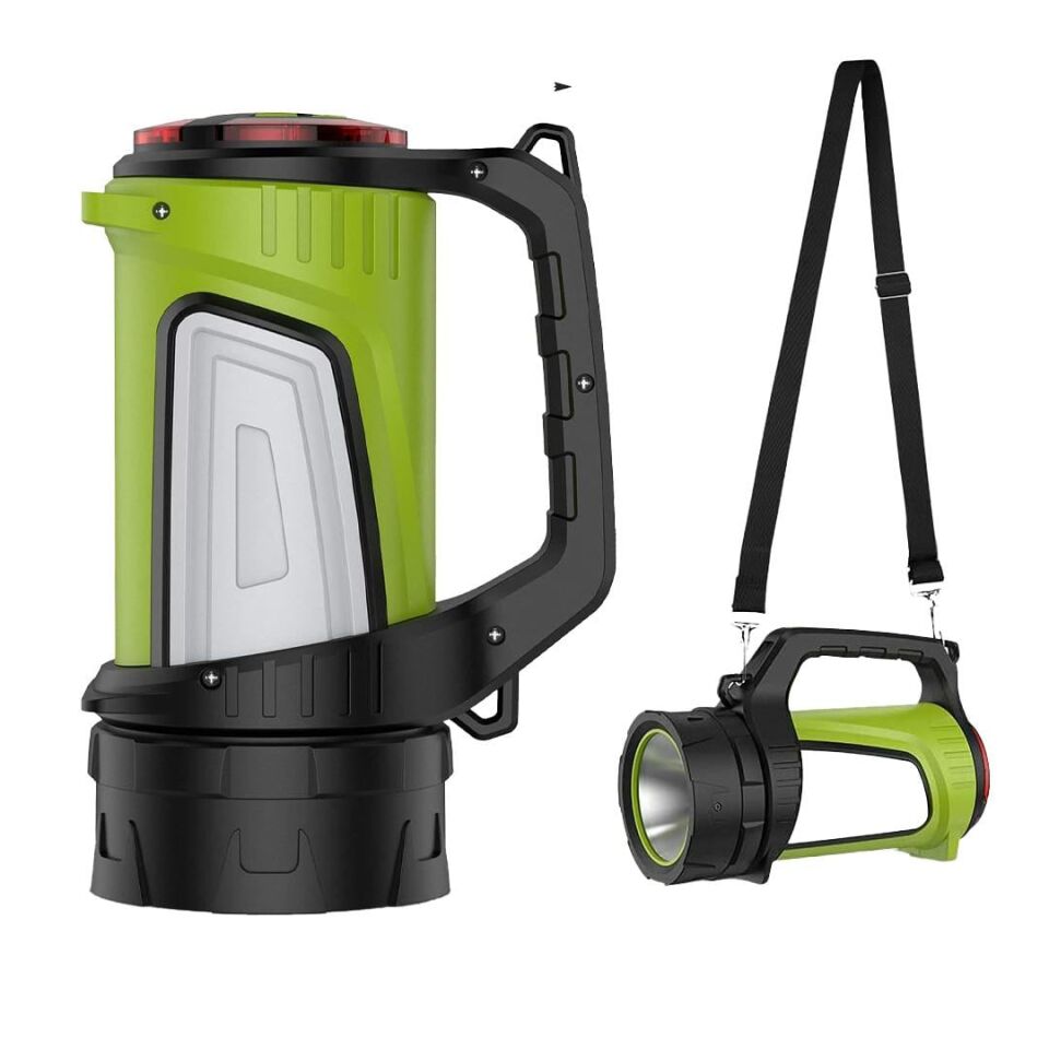 Powermaster Şarjlı Uzun Menzilli Kamp Ve Ev Tipi Işıldak Fener El Feneri 10 Modlu 8800 Mah