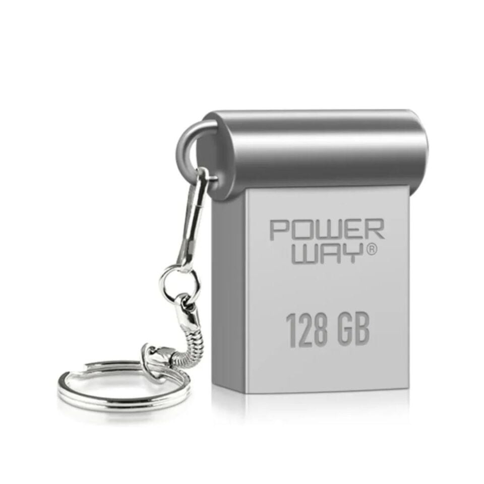 Powerway Mini 128GB Metal Mini USB 3.0 Flash Bellek Yüksek Hızlı