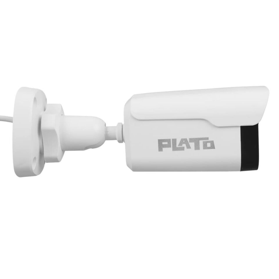 Plato PL-37707 AHD Bullet Güvenlik Kamera 2MP 3 Warm Led Sesli 3.6MM Renkli Gece Görüş Mikrofonlu