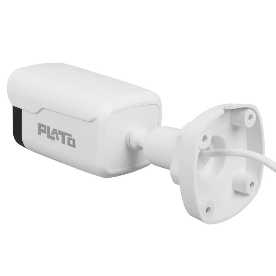 Plato PL-37707 AHD Bullet Güvenlik Kamera 2MP 3 Warm Led Sesli 3.6MM Renkli Gece Görüş Mikrofonlu