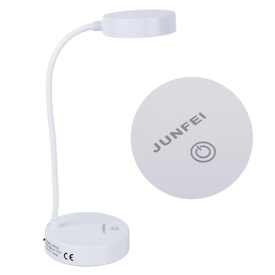 Powermaster Şarjlı Masa Lambası 2.5 Watt Esnek Bükülebilir Kitap Okuma Masa Lambası Led Aydınlatma