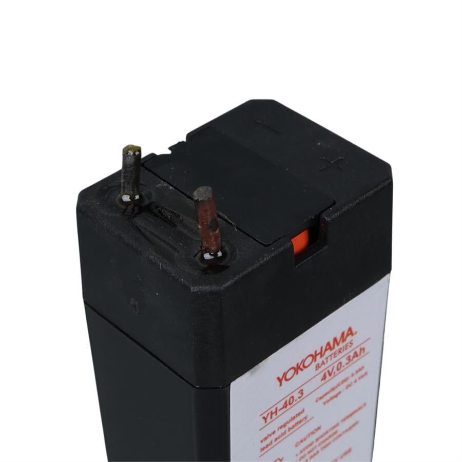 Ayt Yokohama YH-40.3 4 Volt - 0.3 Amper Akü 25.5x19.5x48 mm Yeni Tarihli Taze Akü