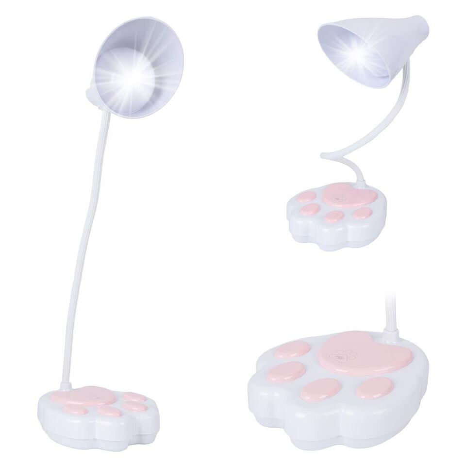 Powermaster Şarjlı Masa Lambası 20 Ledli 40 Cm 2.5 Watt Esnek Bükülebilir Kitap Okuma Masa Lambası