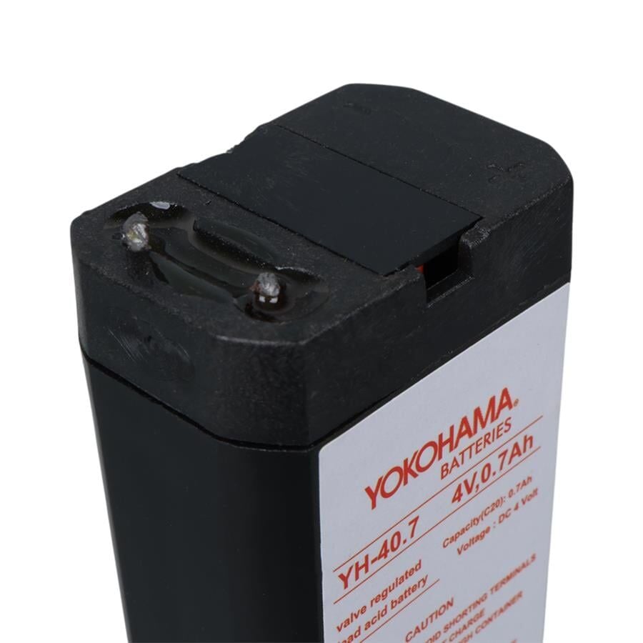 Ayt Yokohama YH-40.7 4 Volt 0.7 Amper Akü 34x22x64 mm Yeni Tarihli Taze Akü