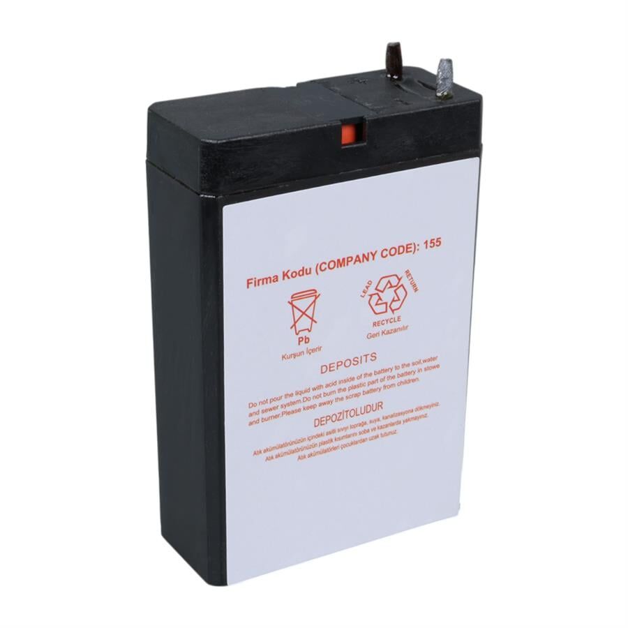 Ayt Yokohama YH-41.8 4 Volt 1.8 Amper Akü 50x76x22 mm Yeni Tarihli Taze Akü