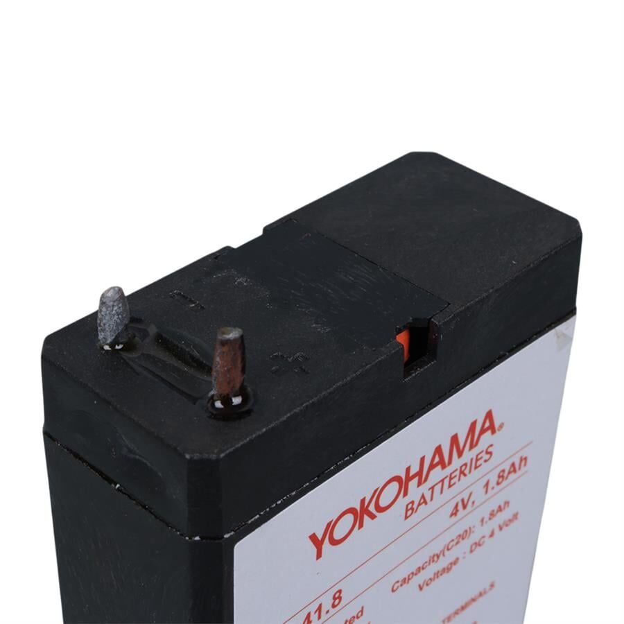 Ayt Yokohama YH-41.8 4 Volt 1.8 Amper Akü 50x76x22 mm Yeni Tarihli Taze Akü