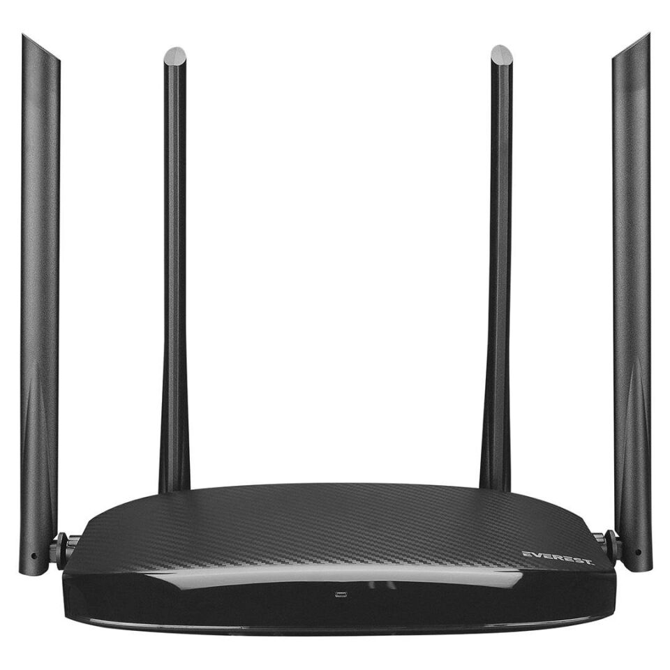Everest EWR-AC5-V3 Ac1200mbps Dual Band Wi-Fi 2.4G/5G 6Dbi Anten Kablosuz Router