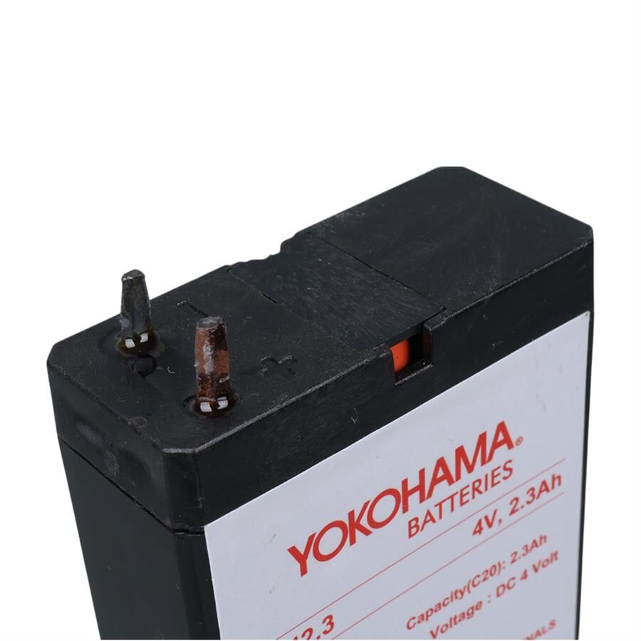 Ayt Yokohama YH-42.3 4 Volt 2.3 Amper Akü 49x96x22 mm Yeni Tarihli Taze Akü