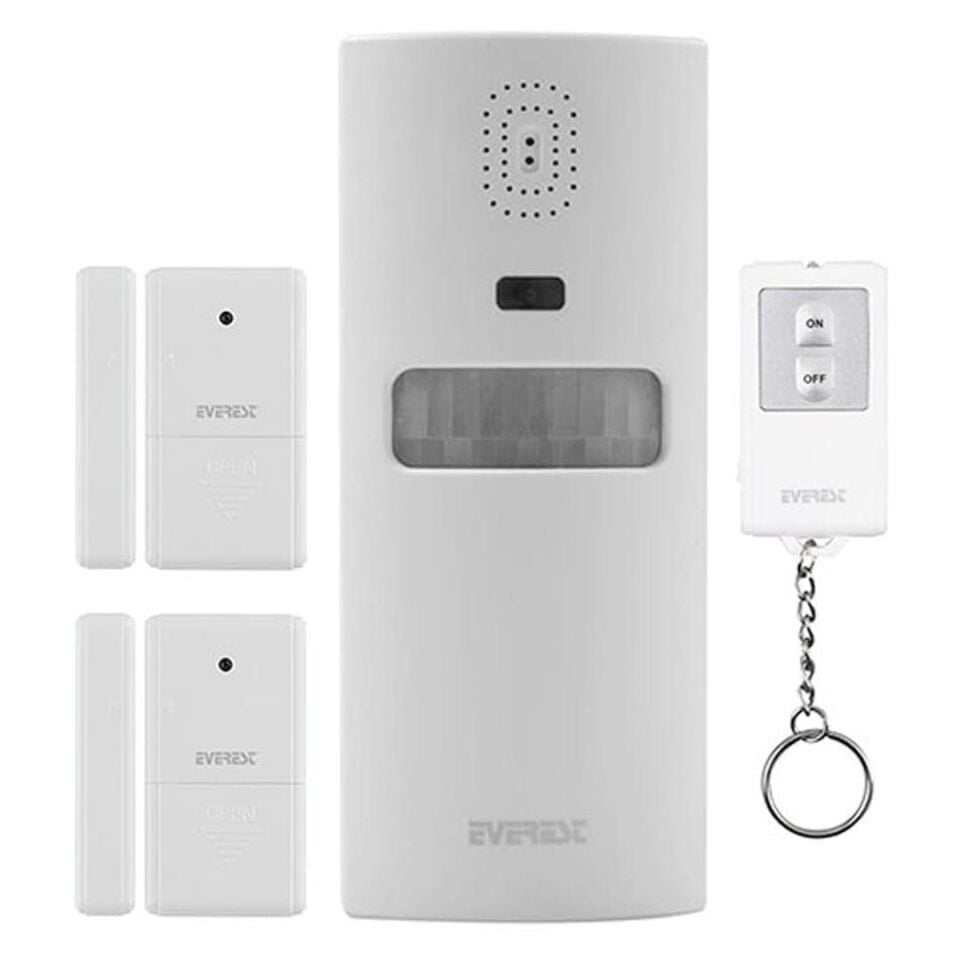 Everest EG-9830 PIR Kızılötesi Hareket Sensörlü Güvenlik Alarmı Uzaktan Kumandalı