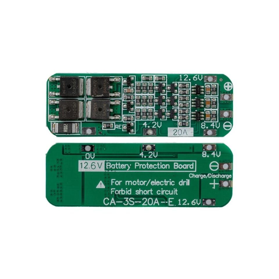 Weko BMS-24031 3S 20A BMS Devresi Lityum Batarya Şarj Modülü