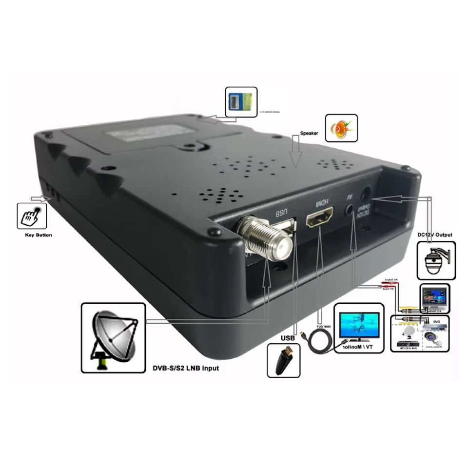 Magbox MG-368HD 3.5 İnç Full HD LCD Ekranlı Görüntülü Dijital Uydu Yön Bulucu Cihazı Aleti Uydu Ayarlama Makinası