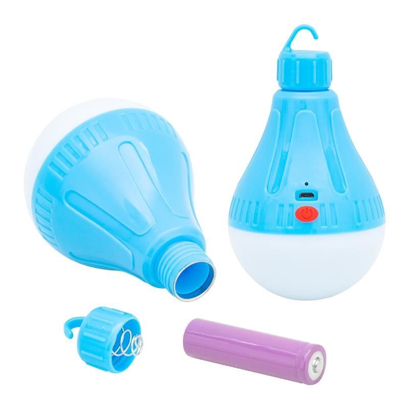 Powermaster Ampül Askılı Şarjlı Ampul Kamp Lambası 3 Modlu Beyaz Kamp Aydınlatma Li-on Pilli