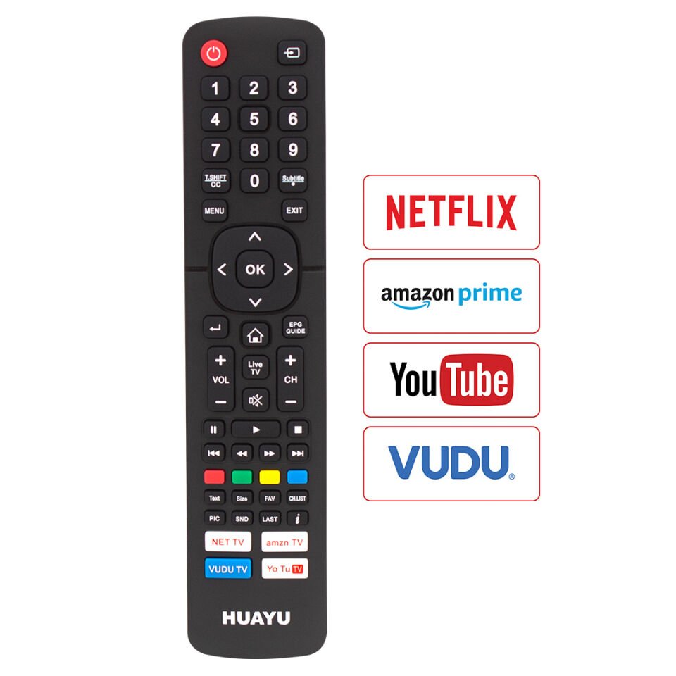 Ayt Urc1530 Hisense Netflix Youtube Amazon Tuşlu Üniversal Akıllı Lcd Led Tv Kumandası