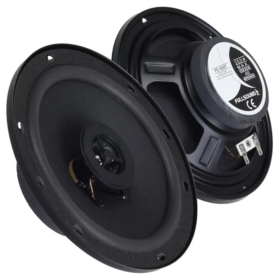 Fullsound FS-1650T 16 CM 350 Watt Tweeterlı Oto Hoparlör (2Li Takım)
