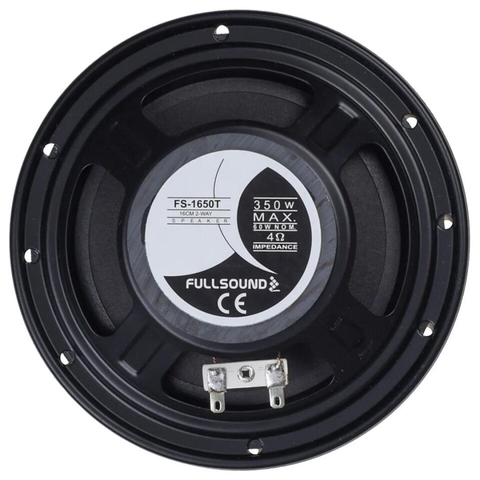 Fullsound FS-1650T 16 CM 350 Watt Tweeterlı Oto Hoparlör (2Li Takım)