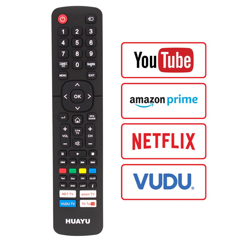 Ayt Urc1530 Hisense Netflix Youtube Amazon Tuşlu Üniversal Akıllı Lcd Led Tv Kumandası
