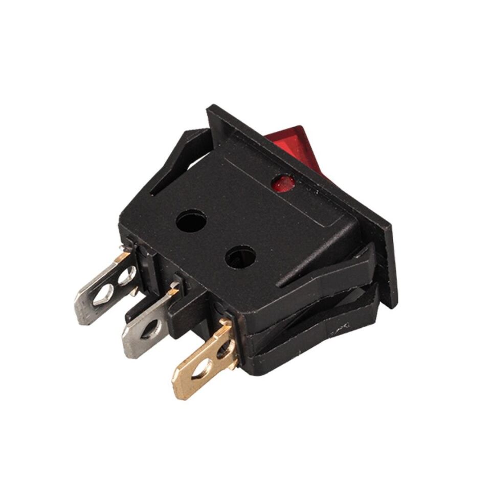 Ayt IC-113-8 Tekli Anahtar Işıklı On Off Aç Kapa Düğme Buton