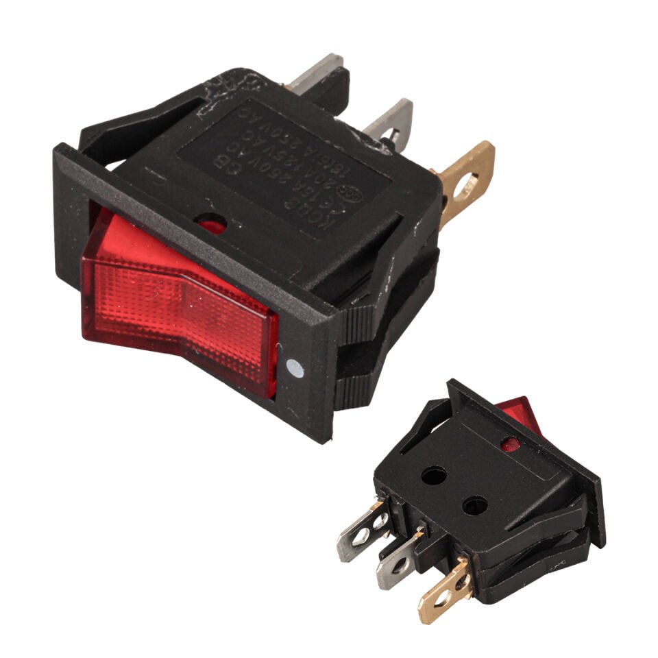 Ayt IC-113-8 Tekli Anahtar Işıklı On Off Aç Kapa Düğme Buton