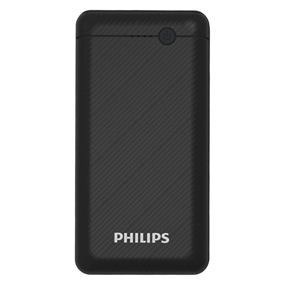 Philips DLP1720 CB 20.000 Mah 2XUSB Port Çıkış TYPE-C Micro-USB Powerbank Hızlı Şarj Slim