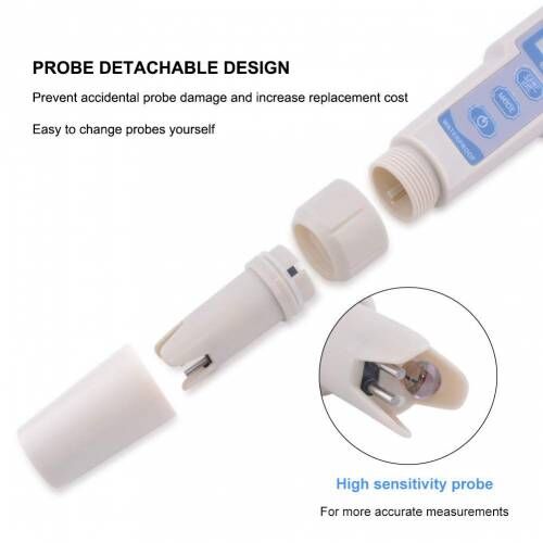 Aek-Tech Ph-3508 4'ü 1 Arada Sıcaklık Ölçer