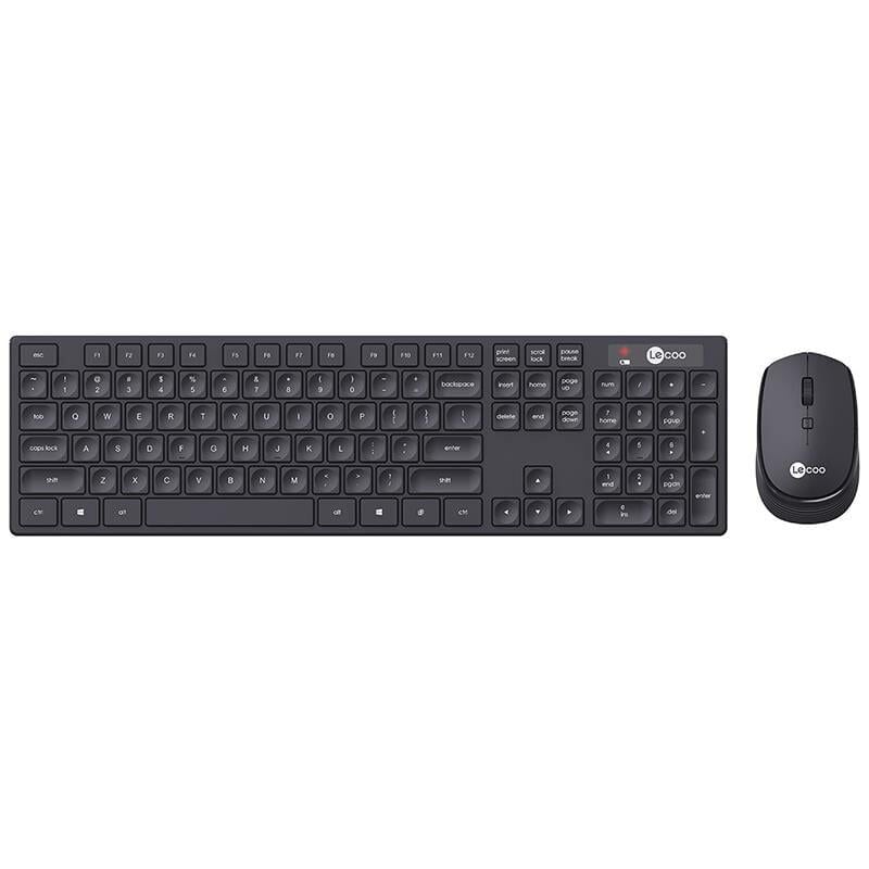Lenovo Lecoo KM2001 Kablosuz Q Klavye Mouse Set Bilgisayar Pc Klavye Mouse Seti