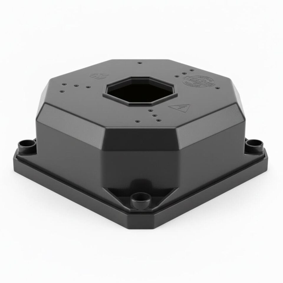 Thor TKB-1111 Dış Mekan Güvenlik Kamerası Kamera Montaj Kutusu Antrasit Buat Taban