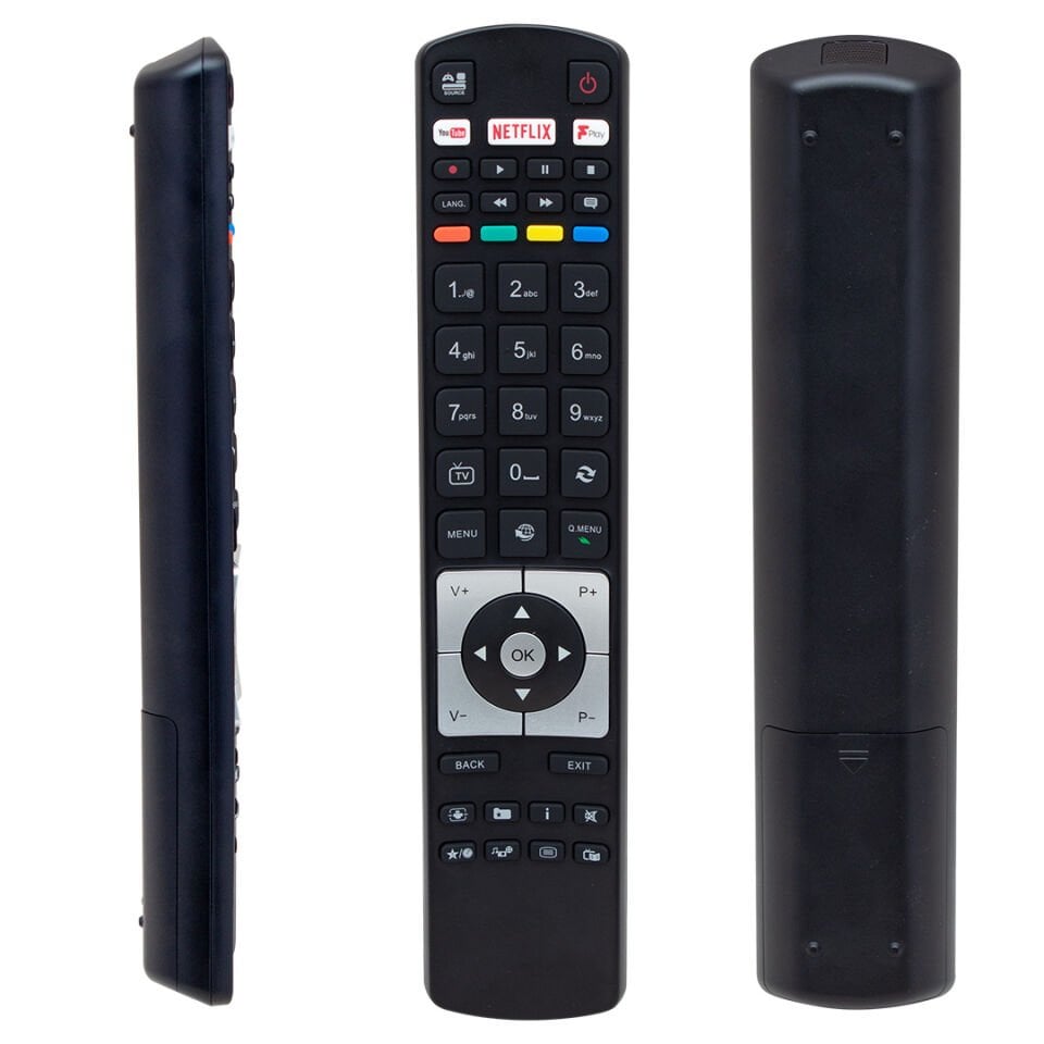 WEKO KL VESTEL RC 5118F BLACK FPLAY NETFLIX-YOUTUBE-PLAY TUŞLU LCD LED TV KUMANDA