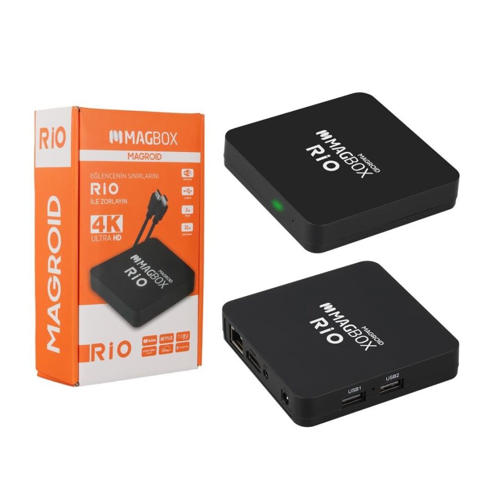Magbox Android Tv Box 2 Gb Ram 32 Gb Hdd Rom 4K Ultra Hd Andorid 10 Versiyon İ p Destekler