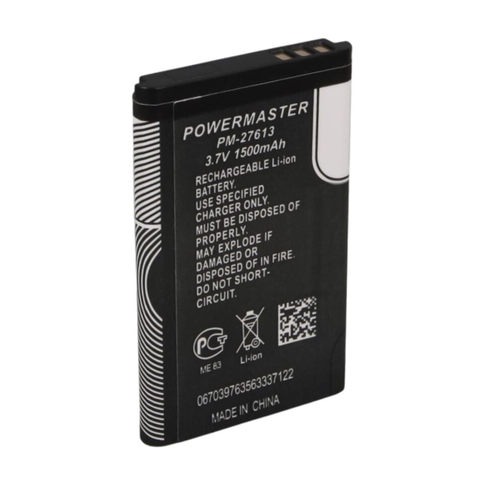 Powermaster PM-27613 Li-İon 3.7 Volt 1500 Mah 5.55 Wh Telsiz Batarya Pili