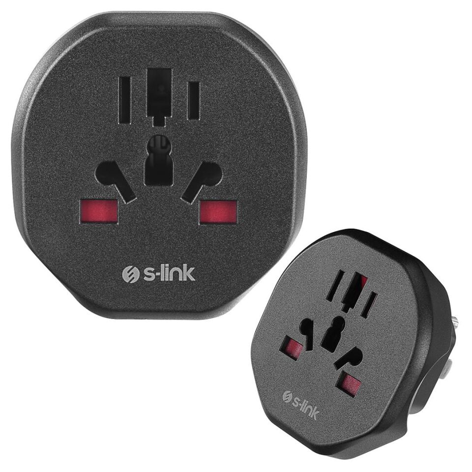 S-Link SL-WL05 Universal - Amerikan Tipine Çevirici Priz Adaptör Fiş