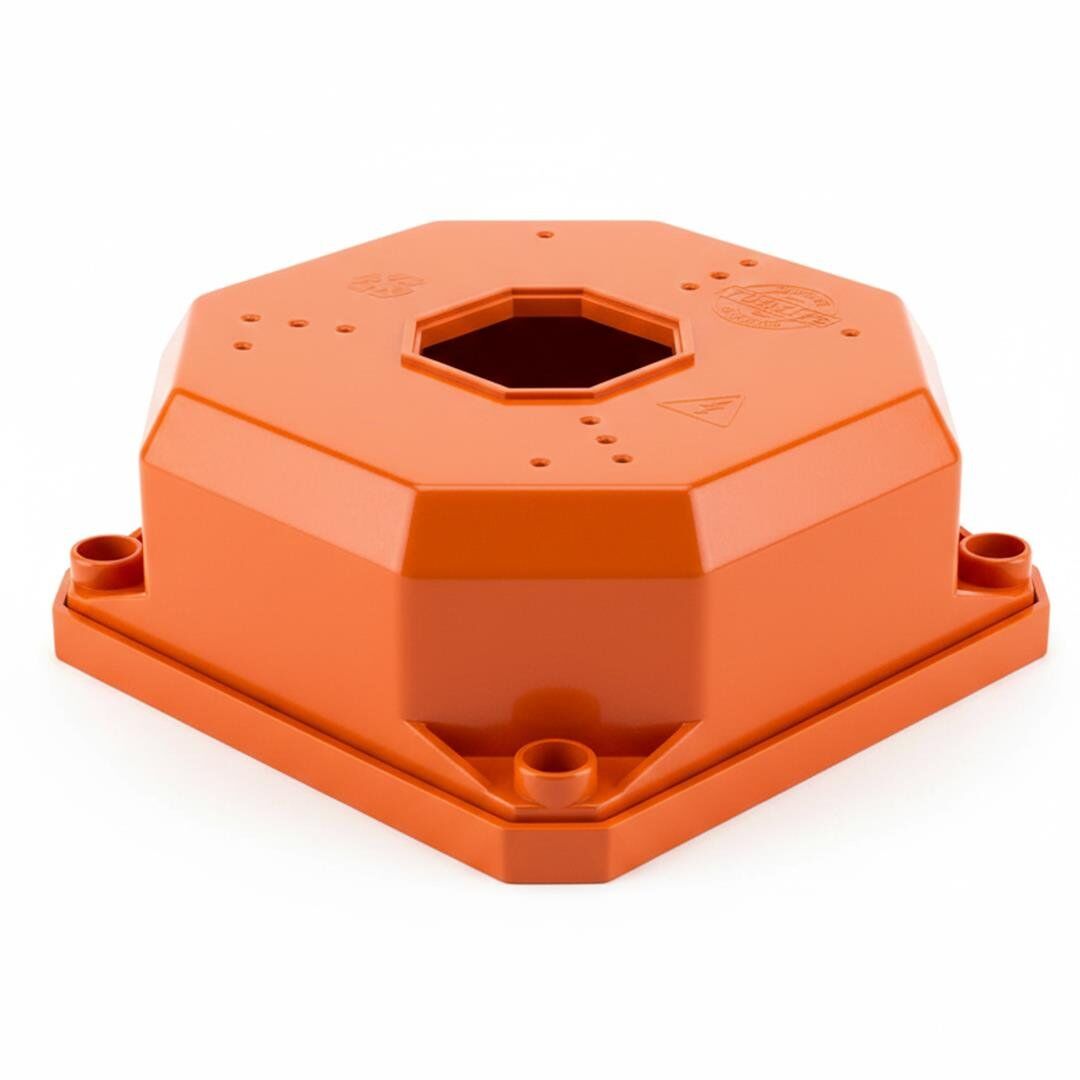 Thor TKB-1111 Dış Mekan Güvenlik Kamerası Kamera Montaj Kutusu Turuncu Buat Taban