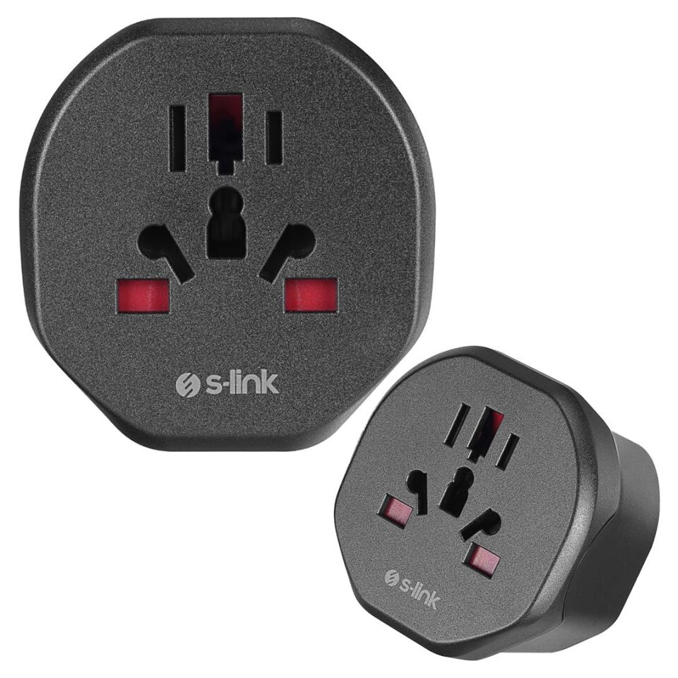 S-Link SL-WL07 Universal - İngiltere Tipine Çevirici Priz Adaptör Fiş