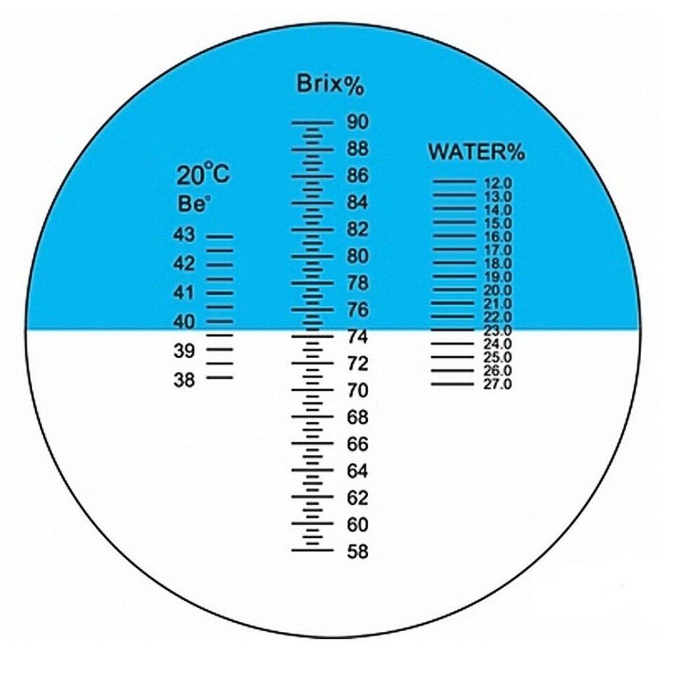Ayt Brix 58-90 Bal Refraktometresi Bal Kalite Yoğunluk Ölçer Refraktometre