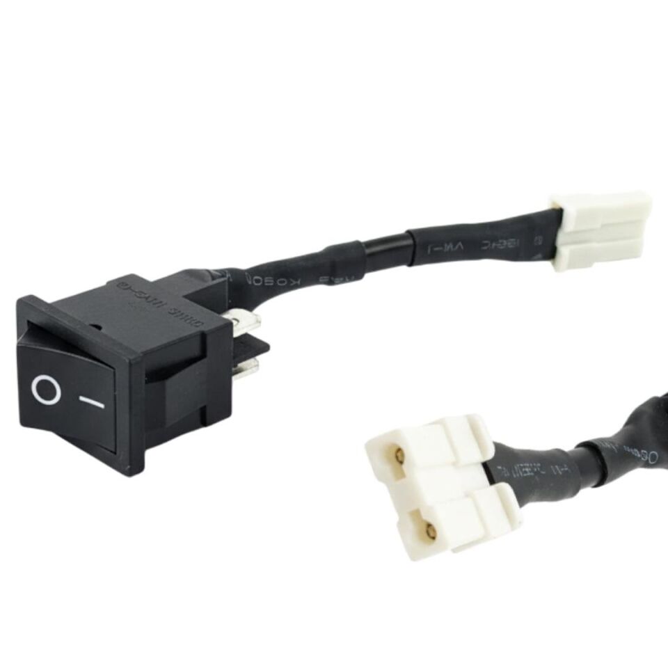 Ayt R13-0 2 Pin Siyah Soketli Yükseltici Anahtarı 6A 250V 19X13mm Soketli Aç Kapa Anahtar Düğme