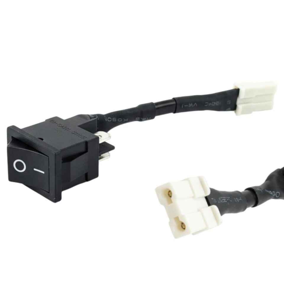 Ayt R13-0 2 Pin Siyah Soketli Yükseltici Anahtarı 6A 250V 19X13mm Soketli Aç Kapa Anahtar Düğme