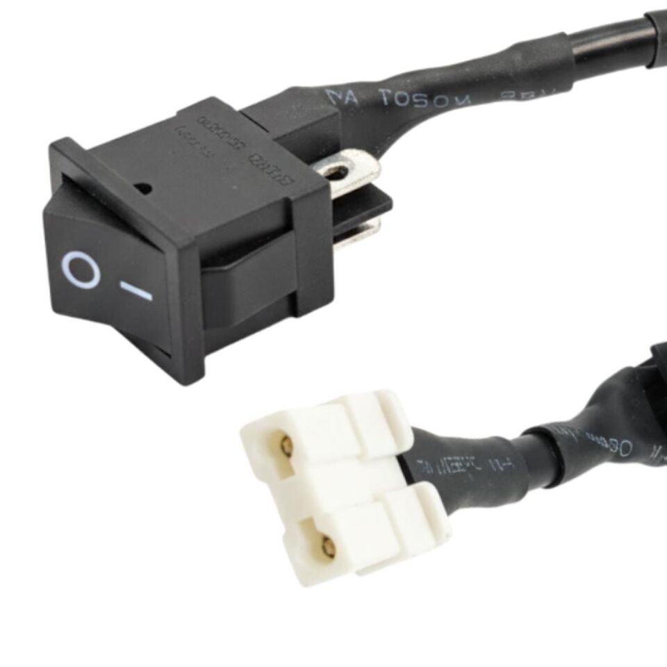 Ayt R13-0 2 Pin Siyah Soketli Yükseltici Anahtarı 6A 250V 19X13mm Soketli Aç Kapa Anahtar Düğme