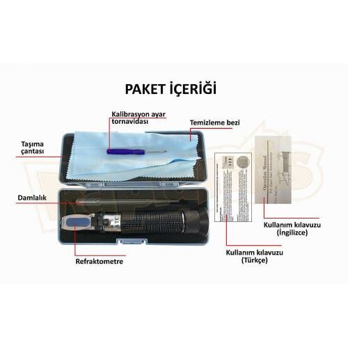 Ayt Maya Bira Şarap Refraktometresi Ölçüm Cihazı Aleti Refraktometre