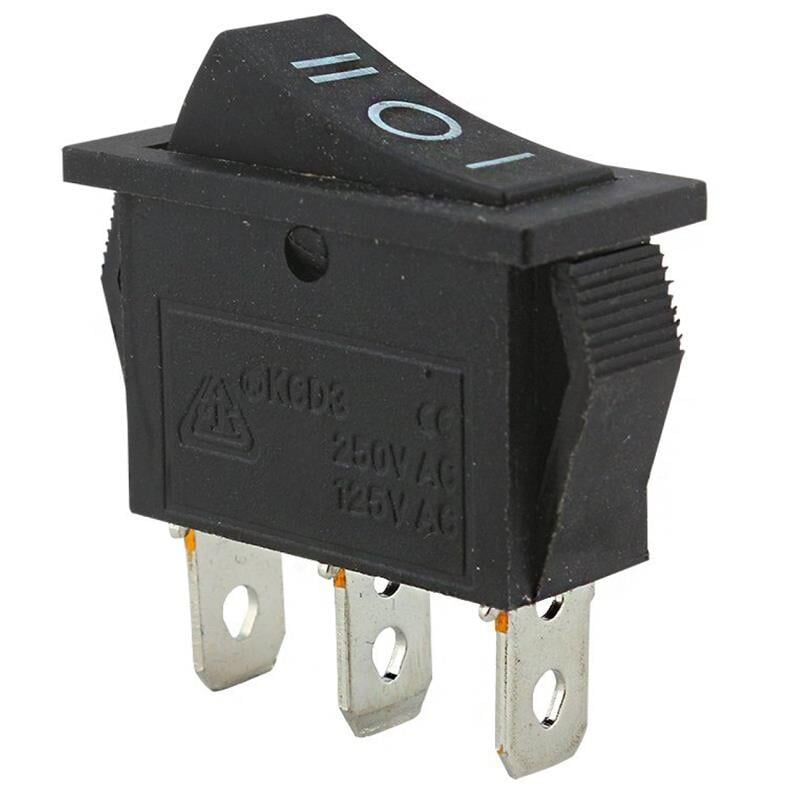 Ayt IC-117 Dar Işıksız On Off On Yaylı Anahtar Aç Kapa Buton Düğme 30,2x11 mm