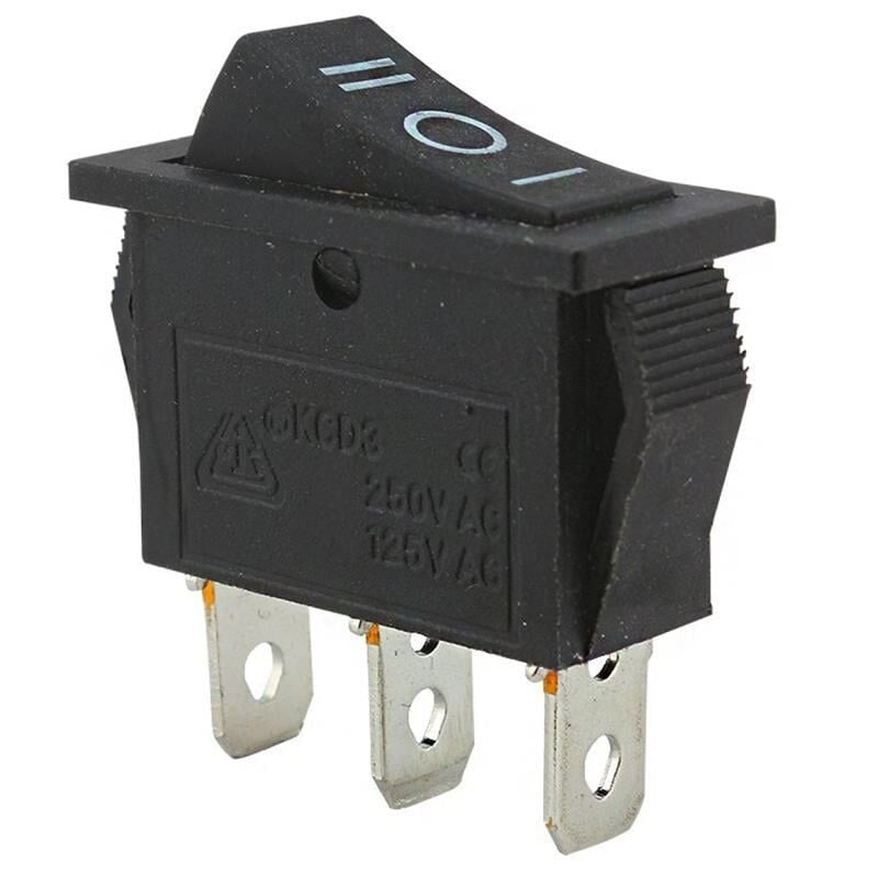 IC-117 Dar Işıksız On Off On Yaylı Anahtar Aç Kapa Buton Düğme 30,2x11 mm