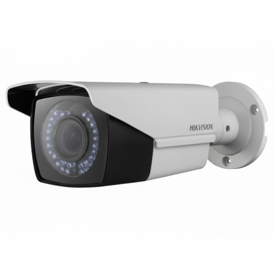 Hikvision 2MP 1080P Turbo HD Poc Bullet Kamera  2.8-12Mm Varifocal Lens 40M IR Gece Görüşü (DS-2CE16D0T-VFIR3E)