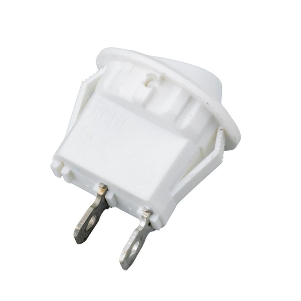 IC-133A Yuvarlak Işıksız On Off Anahtar 2 Pin Aç Kapa Düğme Buton 20 Mm