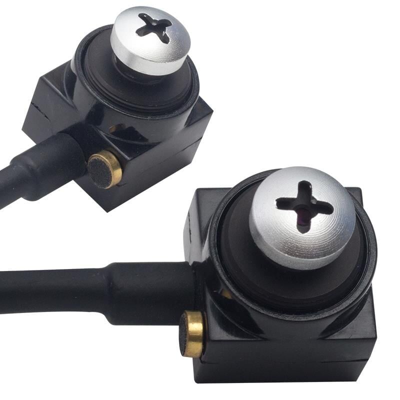 Ayt Pm-19312 3.6Mm 800 Tvl 1-4 Sensör Mikrofonlu Vida Tip Mini Kamera Dvr Kayıt Cihazı İçin Gizz li Kamera