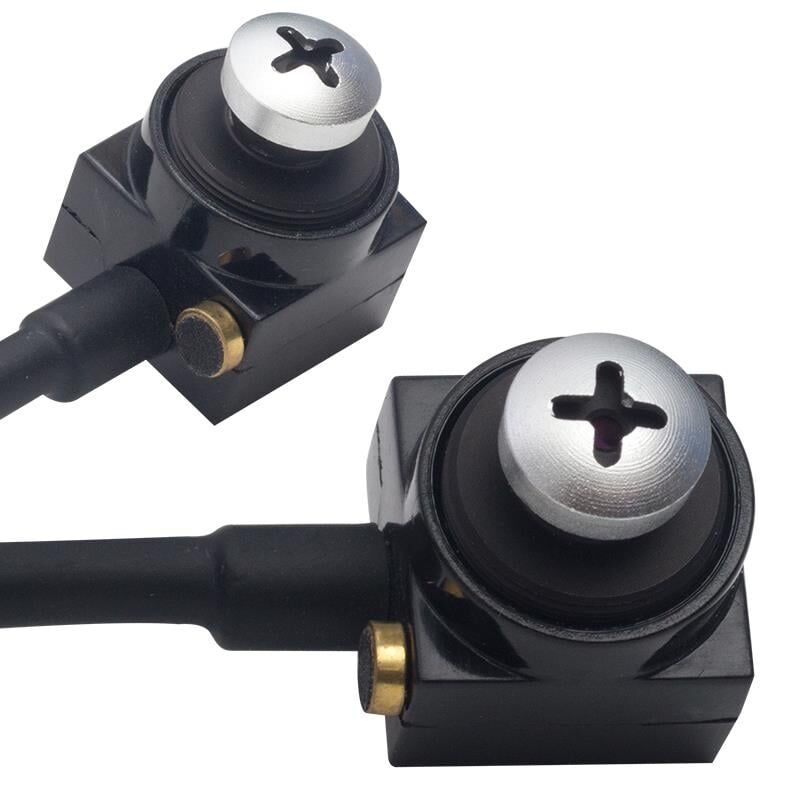 Ayt Pm-19312 3.6Mm 800 Tvl 1-4 Sensör Mikrofonlu Vida Tip Mini Kamera Dvr Kayıt Cihazı İçin Gizz li Kamera