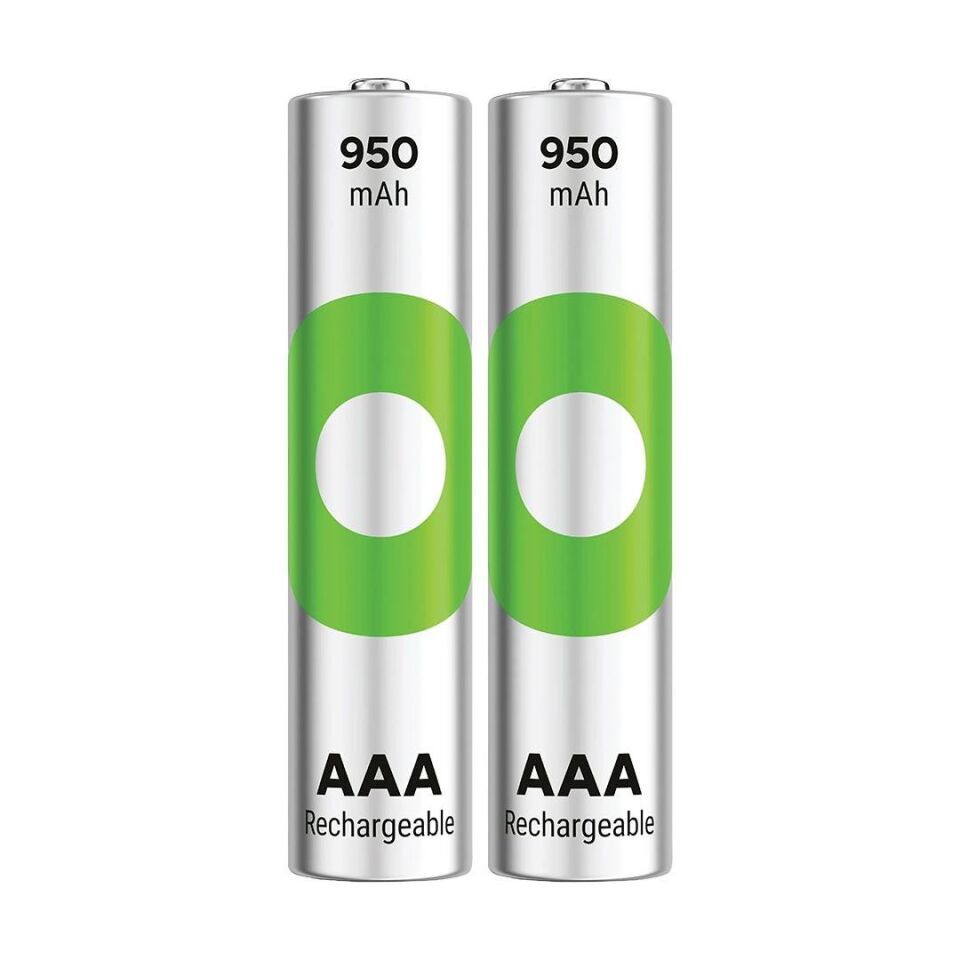 GP 950 Mah RO3 İnce Şarjlı Kalem Pil 2'li Paket