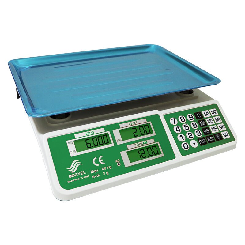 Powermaster PM-21807 40 Kg Elektronik Terazi 2 Gr Hassasiyet Elektronik Tartı