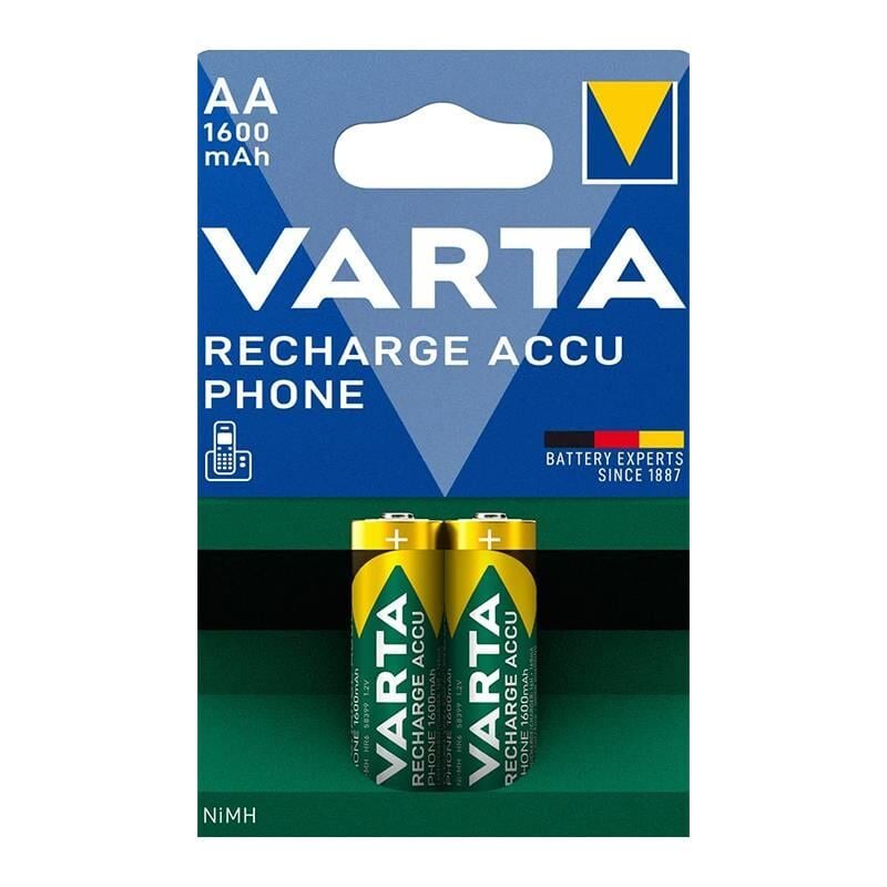 Varta T399 1.2V 1600 mAh Şarjlı AA Kalem Pil 2'li Paket