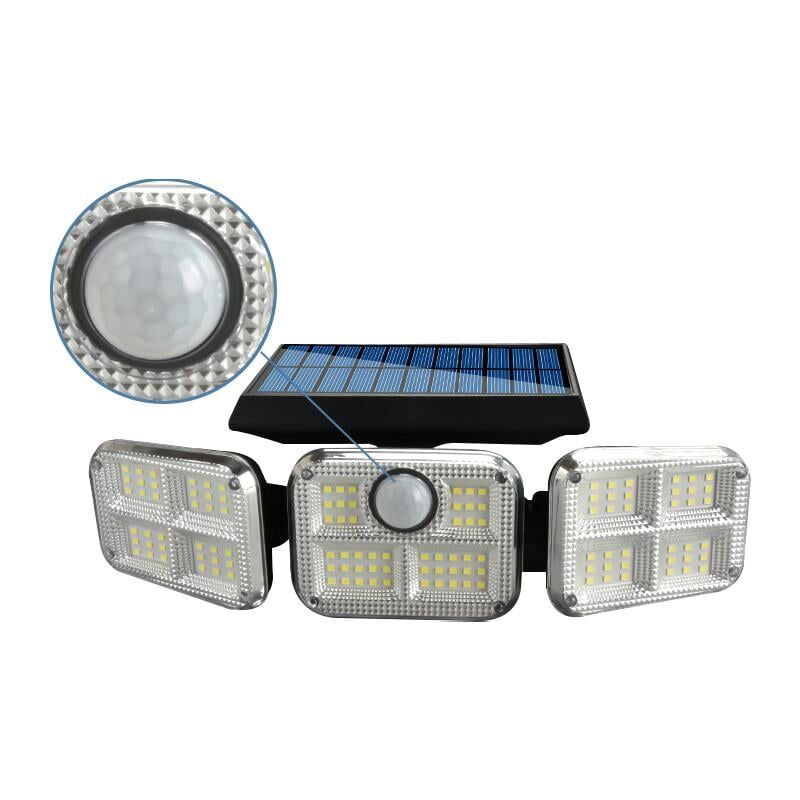 Ayt Powermaster Sensörlü 120 Ledli Solar Lamba FL-1727 Güneş Enerjili Bahçe Aydınlatması