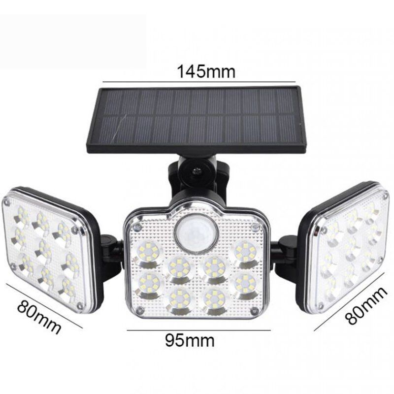 Ayt Powermaster Sensörlü 120 Ledli Solar Lamba FL-1727 Güneş Enerjili Bahçe Aydınlatması