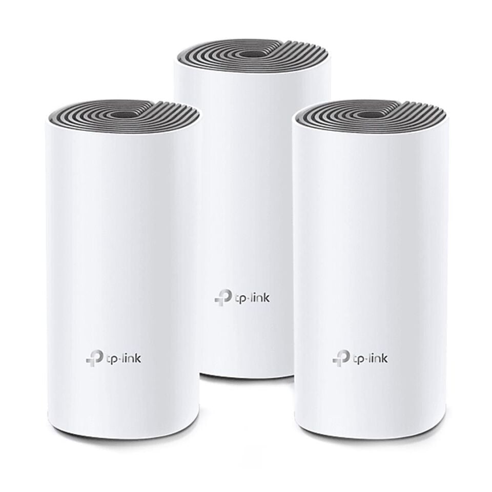 TP-Link AC1200 Deco E4 1200Mbps Mesh WIFI Sistemi (Üçlü)