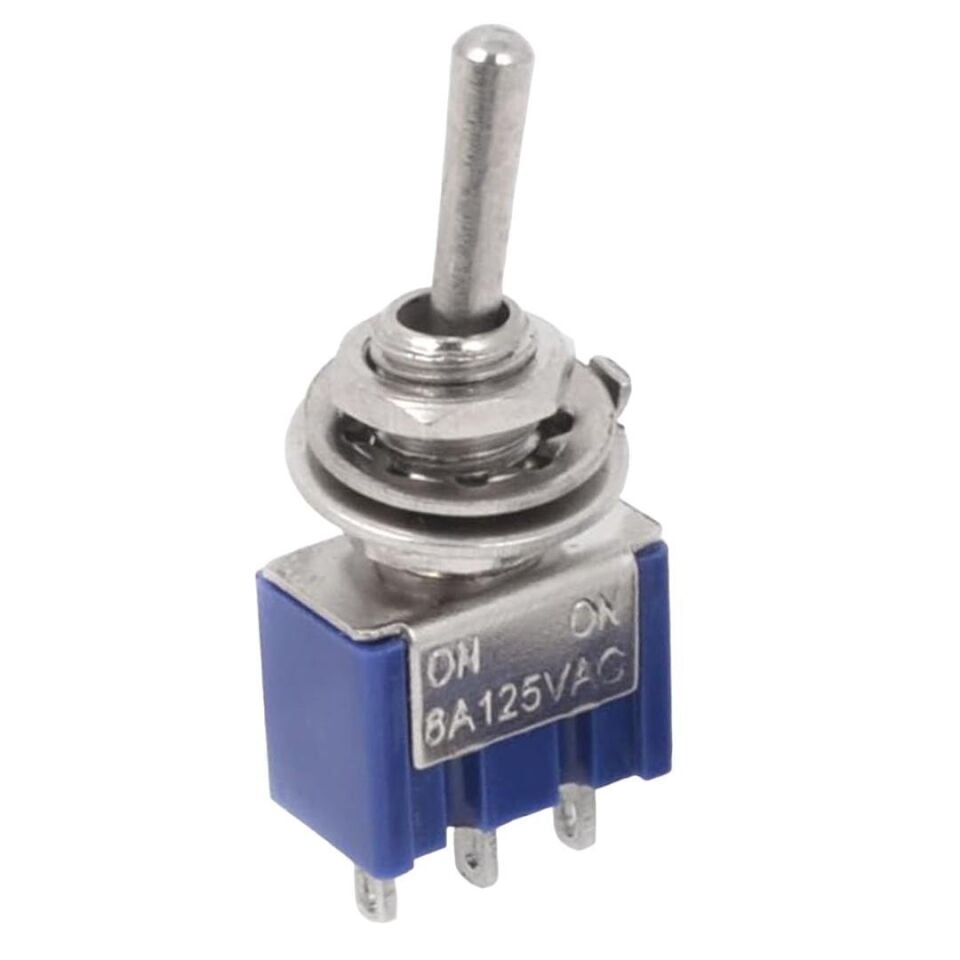 Ayt IC-139 On On Ø6Mm Toggle Switch MTS-102 2 Kademeli 14x32.7 mm